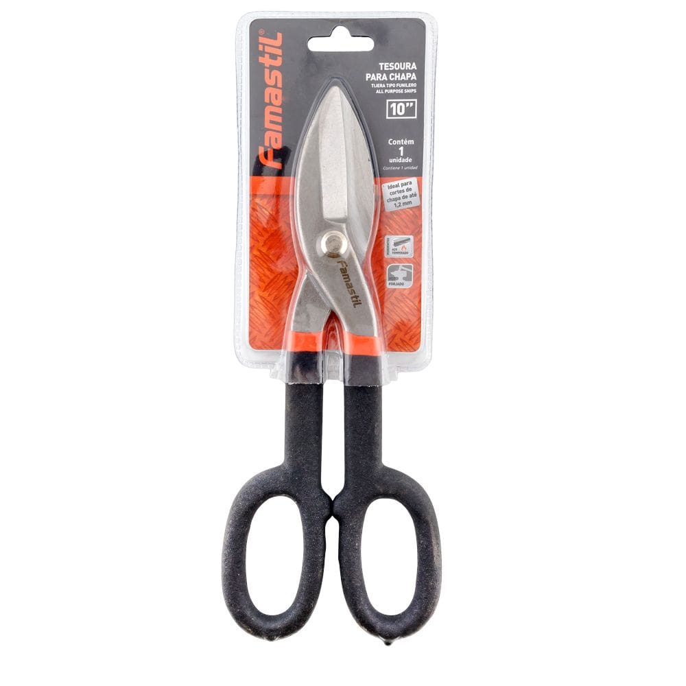Tesoura Para Chapa 10” Famastil