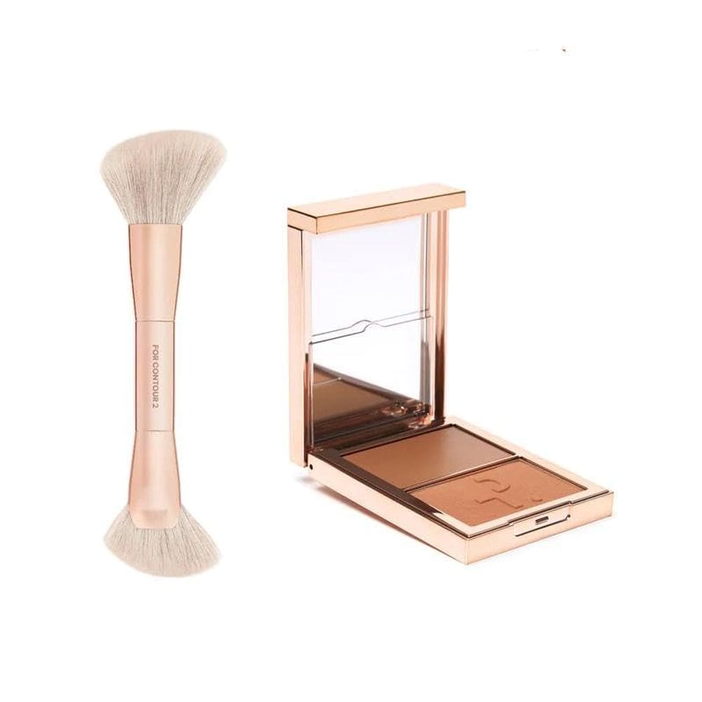 Conjunto de maquiagem PATRICK TA MAJOR SCULPT CONTOUR DUO com pincel
