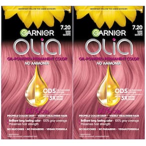 Cor de cabelo Garnier Olia Sem Amônia 7.20 Quartzo Rosa Escuro