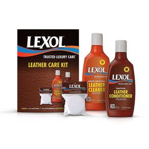 Kit de limpeza e condicionador de couro Lexol com esponja