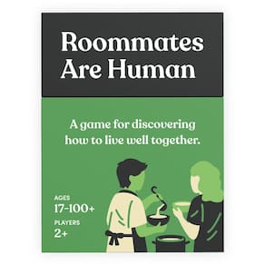 Jogo de cartas Os pais são humanos, colegas de quarto são humanos. 140 cartas
