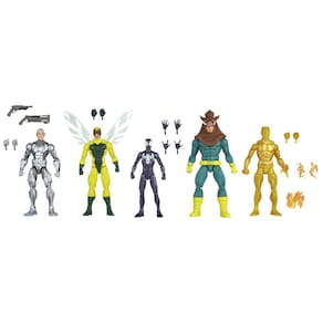 Bonecos de ação Marvel Legends Series Spider-Man, pacote com 6