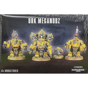 Workshop de jogos de figuras de ação Warhammer 40K Ork Meganobz