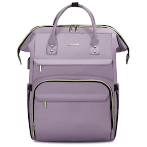 Mochila para laptop LOVEVOOK para mulheres de 17 polegadas à prova d`água
