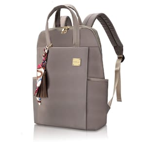 Mochila para laptop Kamlui para mulheres de 15,6 polegadas resistente à água