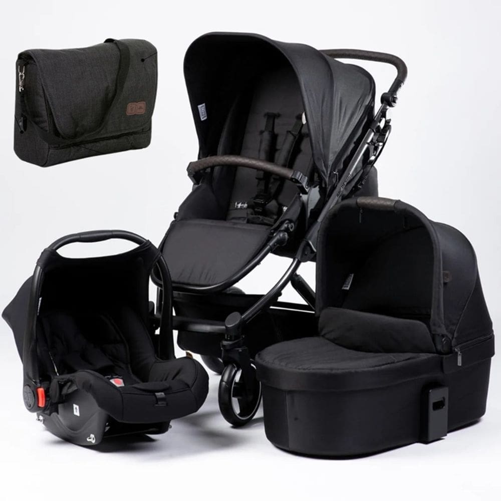 Carrinho De Bebe Como 4 Dolhpin Com Moises + Bolsa + Bebe Conforto  - Abc Design
