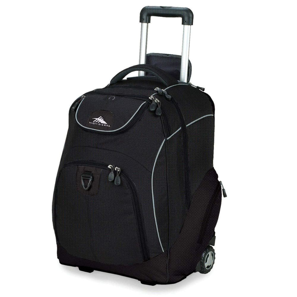 Mochila com rodas High Sierra Powerglide Black 21L