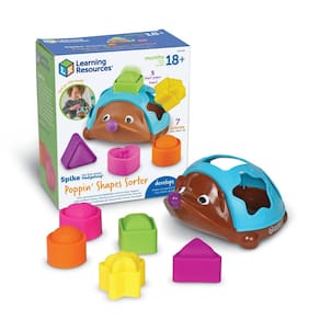 Recursos de aprendizagem para moldar e classificar brinquedos Spike Hedgehog
