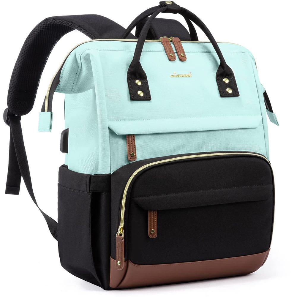 Mochila para laptop LOVEVOOK para mulheres de 17 polegadas à prova d`água