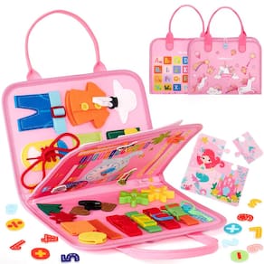Busy Board hahaland Unicorn para crianças de 2 a 4 anos