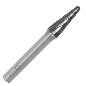 Lima Rotativa Cônica Com Raio Para Alumínio 12Mm - Rocast