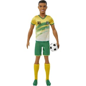 Fashion Doll Barbie Careers Ken Soccer Player com acessório