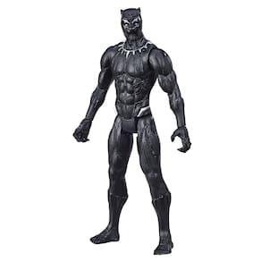 Boneco de ação Avengers Marvel Titan Hero Black Panther 30cm