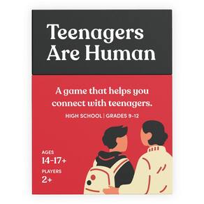 Jogo de cartas de conversação Os pais são adolescentes humanos com mais de 14 anos