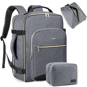 Mochila de viagem LOVEVOOK 40L com 3 cubos de embalagem à prova d`água