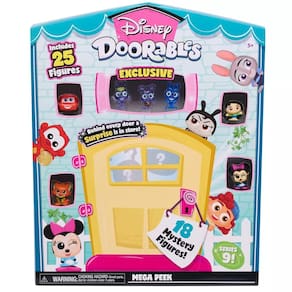 Pacote Toy Disney Doorables Mega Peek com 25 bonecos da série #9