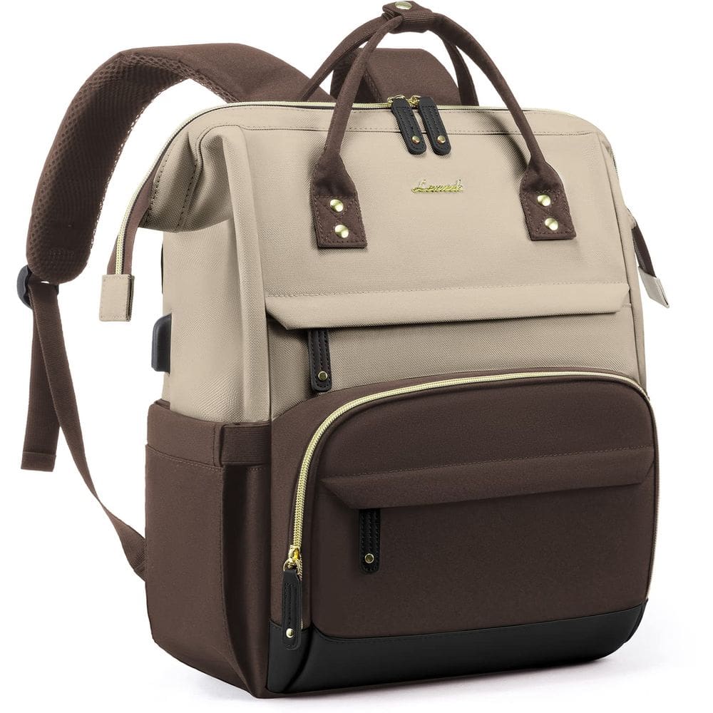 Mochila para laptop LOVEVOOK para mulheres de 17 polegadas à prova d`água