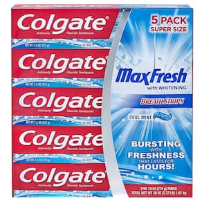 Pasta de dentes Colgate Maxfresh 225ml (pacote de 5)