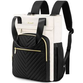 Mochila para laptop LOVEVOOK para mulheres 15,6" impermeável preta