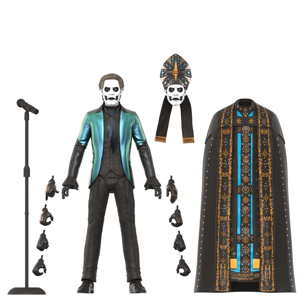 Boneco de ação Super7 ULTIMATES! Ghost Papa Emeritus IV 18 cm