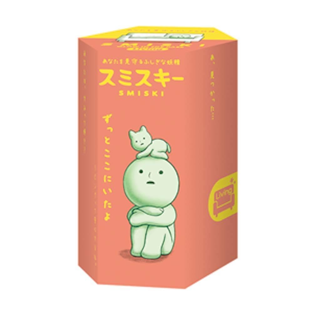 Pacote com 1 boneco da série Figure Dreams Smiski Glow in The Dark Living