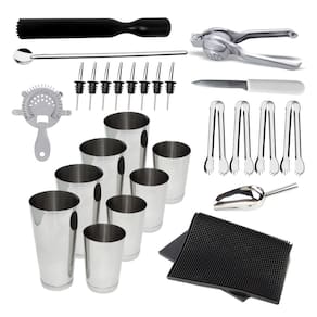 Kit Bar Profissional 1 Bartender 27 Peças