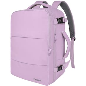Mochila Taygeer Large Orchid Purple para mulheres com laptop de 15,6 polegadas