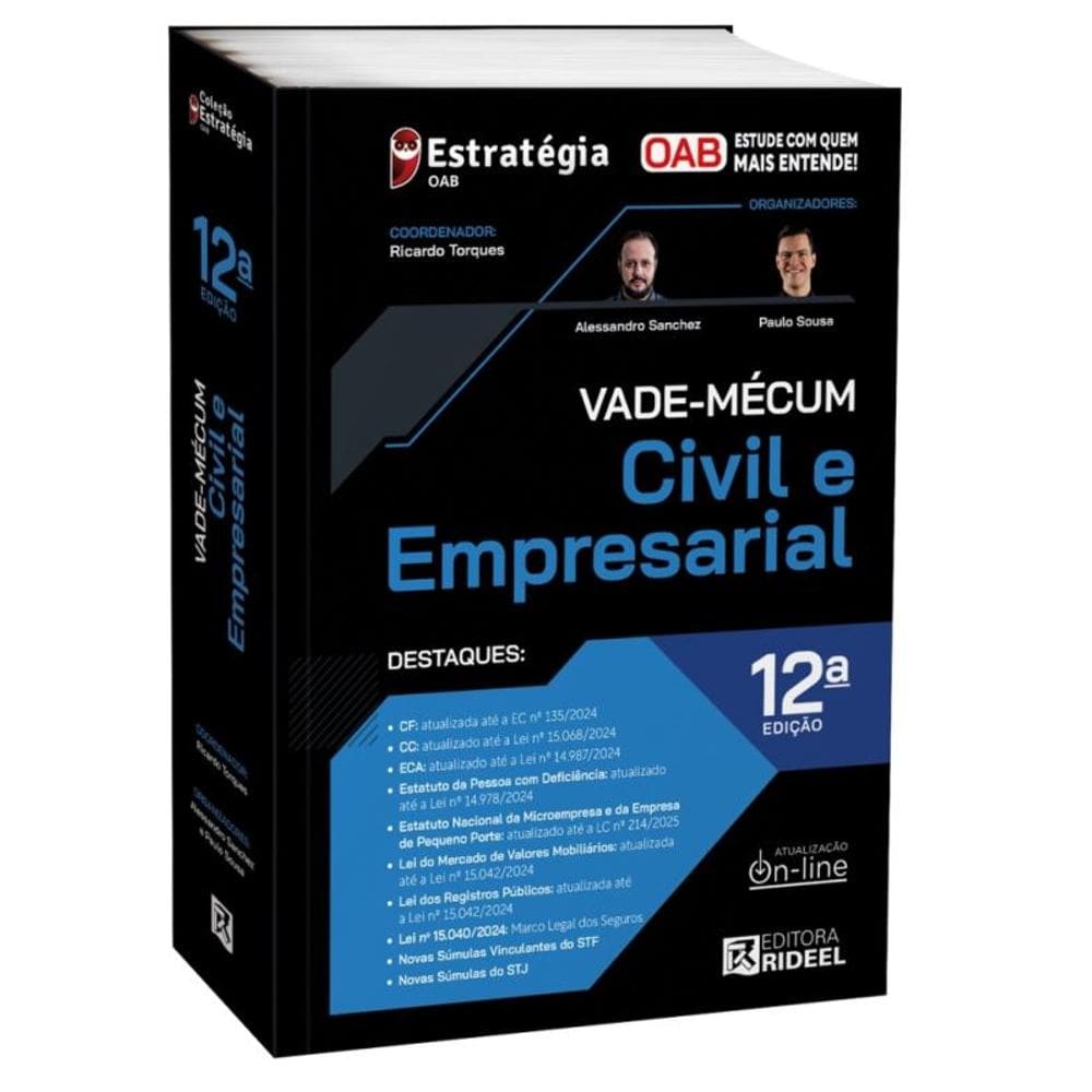 Vade-mécum Civil e Empresarial 43º exame da ordem 2025 12ª Edição