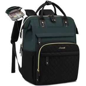 Mochila para laptop LOVEVOOK impermeável 15,6" para mulheres