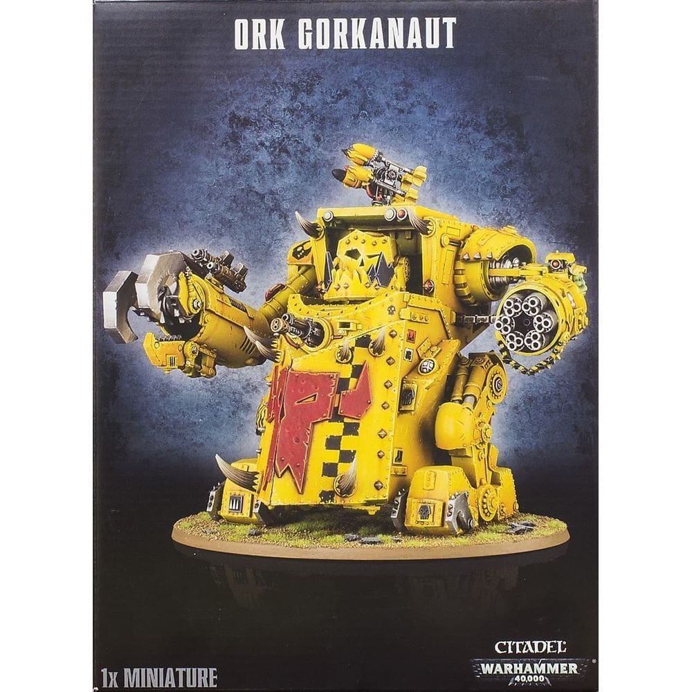 Workshop de jogos de figuras de ação Warhammer 40.000 Ork Gorkanaut Morkanaut