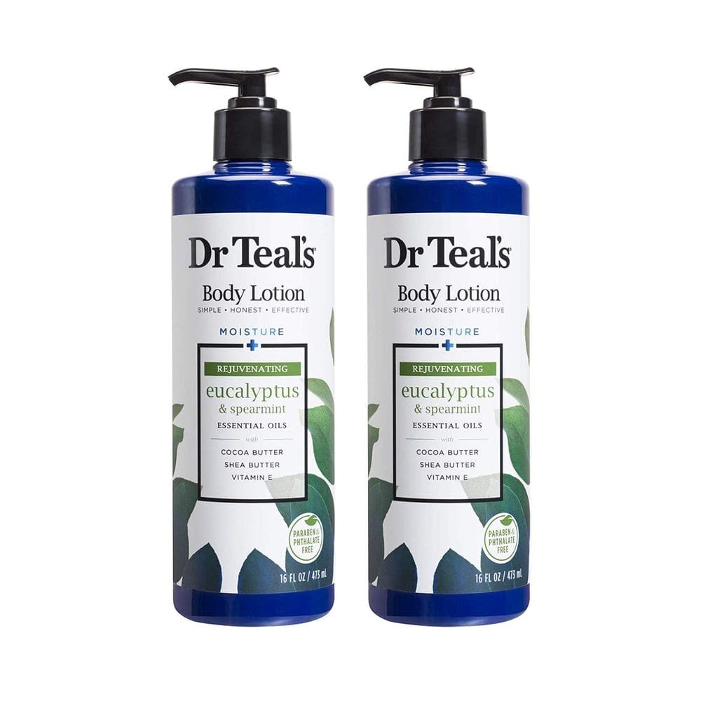 Loção Corporal Dr. Teal`s Moisture Rejuvenating Eucalyptus 480mlX2