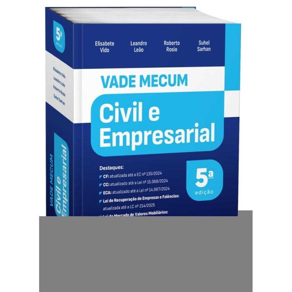 Vade Mecum Civil e Empresarial 43º exame da ordem 2025 5ª Edição