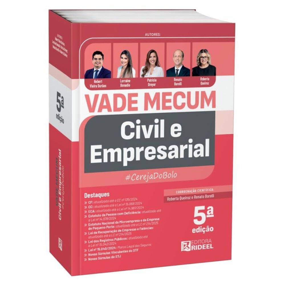 Vade Mecum Civil e Empresarial #Cerejadobolo 43º exame da ordem 2025 5ª Edição