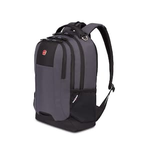Mochila para laptop SwissGear Cecil 5505 cinza escuro/preta 18"
