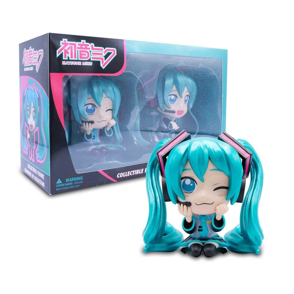 Boneco colecionável Just Toys LLC Hatsune Miku Metallic, pacote com 2