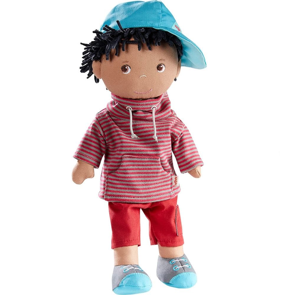 Soft Boy Doll HABA William 12 lavável à máquina com roupas