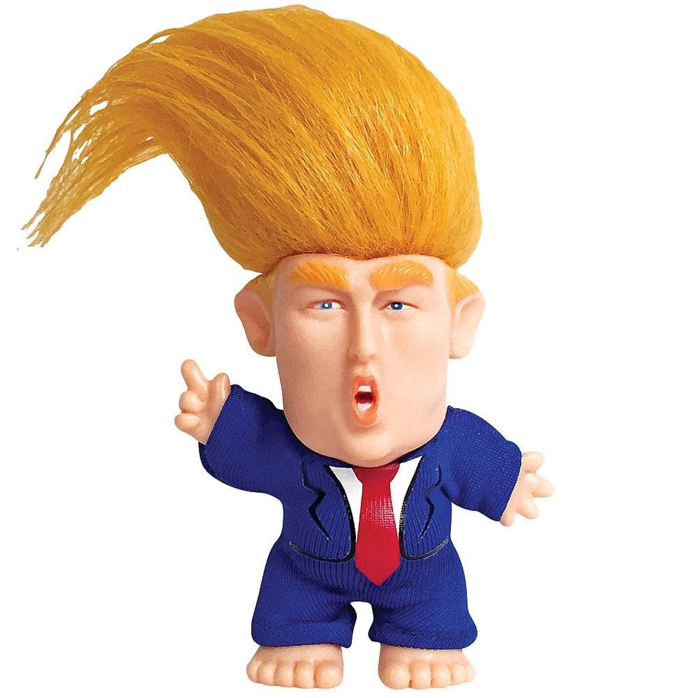 Boneca Troll Colecionável Design Masters President Trump 12 cm