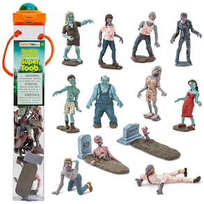 Figuras de zumbis em miniatura Safari Ltd. Zombies Super Toob