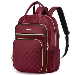 Mochila para laptop LOVEVOOK resistente à água de 15,6" com porta USB