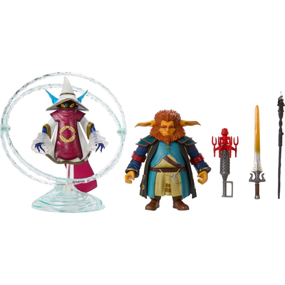 Bonecos de ação Masters of the Universe Masterverse Revolution, pacote com 2, Orko e Gwildor — Exclusivos