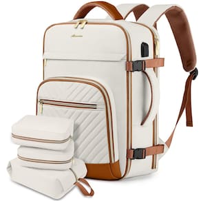 Mochila de viagem Carry On FIUAIE 40L impermeável para mulheres