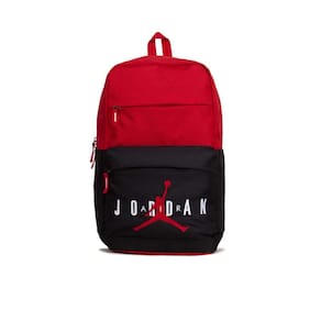 Mochila Jordan Preta/Gym Red 100% poliéster tamanho único