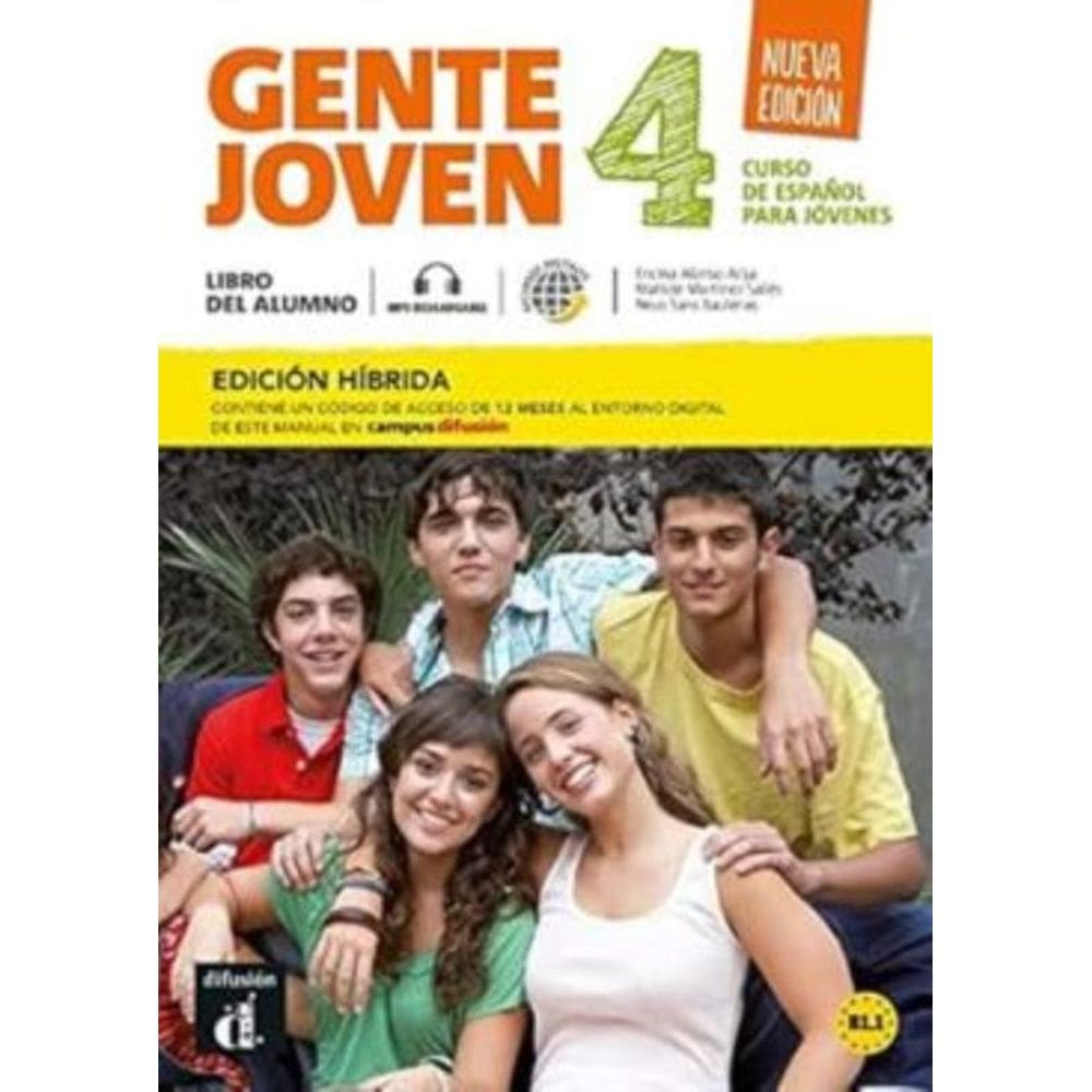 Gente Joven 4 - N/E - Ed.Hibrida Libro Del Alumno