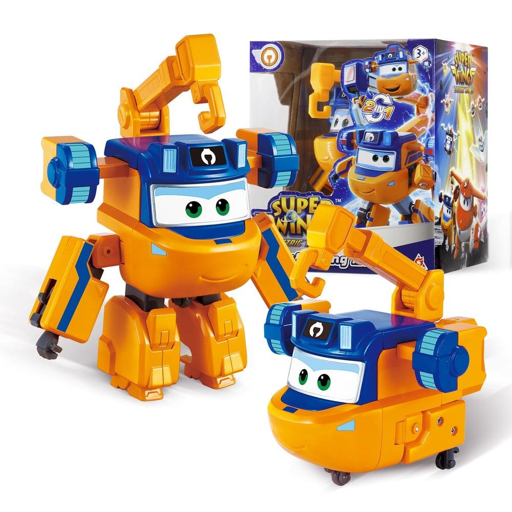 Transformer Toys Super Wings Marty Airplane 2 em 1 Rescue