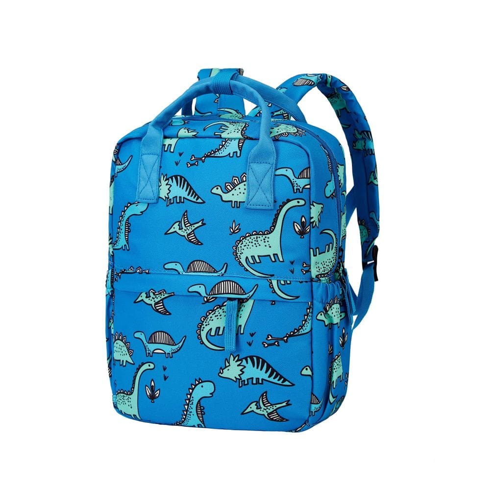 Mochila KingCheer Cute Preschool para meninas, meninos e crianças, azul