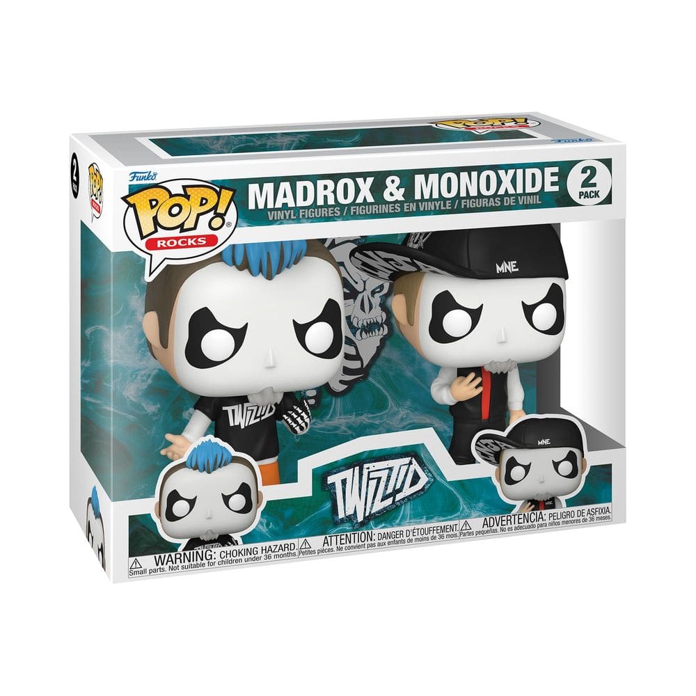 Funko Pop! Pacote com 2 bonecos de Madrox e Monóxido da Rocks Twiztid