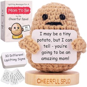 Presente Positive Potato Cheerful Spud Pregnant Mom Edition