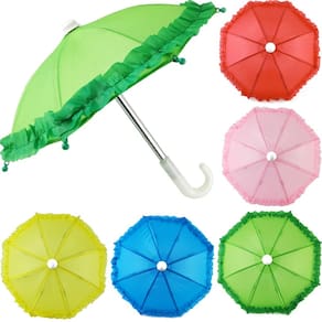 Conjunto de guarda-chuvas NSBELL para bonecas American Girl, 18 polegadas, 5 unidades