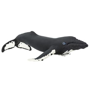 Figurine Safari Ltd., baleia jubarte, 7 cm, modelo de plástico, modelo de mais de 1 ano