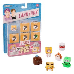 Minibonecos colecionáveis LankyBox 22206 Mystery Micro, pacote com 6